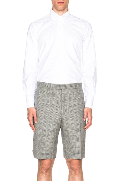 THOM BROWNE CLASSIC BUTTON DOWN WITH RIBBON PLACKET,TMBX-MS1