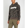 A BATHING APE CAMOUFLAGE-PRINT COTTON-JERSEY HOODY