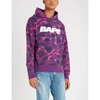 A BATHING APE CAMOUFLAGE-PRINT COTTON-JERSEY HOODY