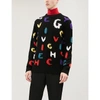 GIVENCHY LETTER INTARSIA WOOL JUMPER