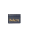 BURBERRY Logo print leather card case