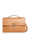 Cole Haan Washington Grand Leather Briefcase In Luggage