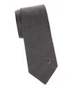 VERSACE Silk Diagonal Stripe Tie