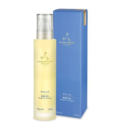 Aromatherapy Associates Relax Body And Massage Oil In Blue