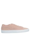 Common Projects Pink Original Achilles Low Sneakers In Pastel Pink