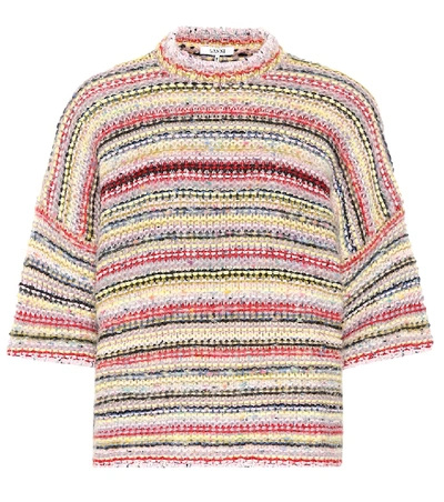 Ganni Brookhaven Striped Sweater In Multi