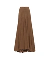 BRUNELLO CUCINELLI SILK-BLEND MAXI SKIRT,P00369123