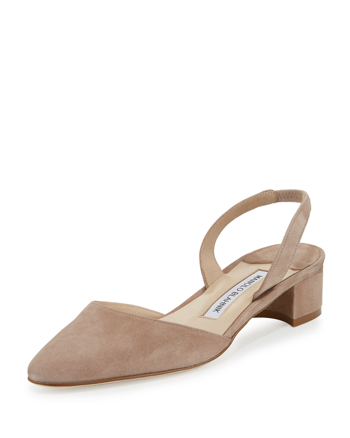 manolo blahnik aspro patent leather block heel slingbacks