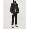 Givenchy Zip-front Hooded Wind-resistant Jacket In Black