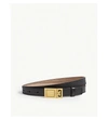 GIVENCHY LOGO SKINNY LEATHER BELT