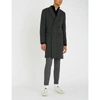 The Kooples Neo Hound Herringbone Wool-blend Coat In Bla02