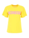 Alberta Ferretti Days Of The Week Wednesday T-shirt In Yellow (yellow)