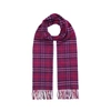 Burberry The Classic Vintage Check Cashmere Scarf In Dark Violet