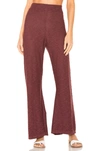 ZULU & ZEPHYR ZULU & ZEPHYR X REVOLVE LOUNGE PANT IN BURGUNDY,ZUZH-WP4