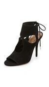 AQUAZZURA SEXY THING CUTOUT BOOTIES