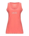 Liu •jo Tank Top In Red