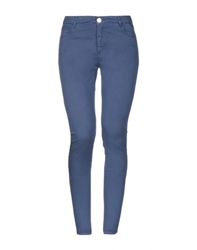 Trussardi Jeans Casual Pants In Dark Blue