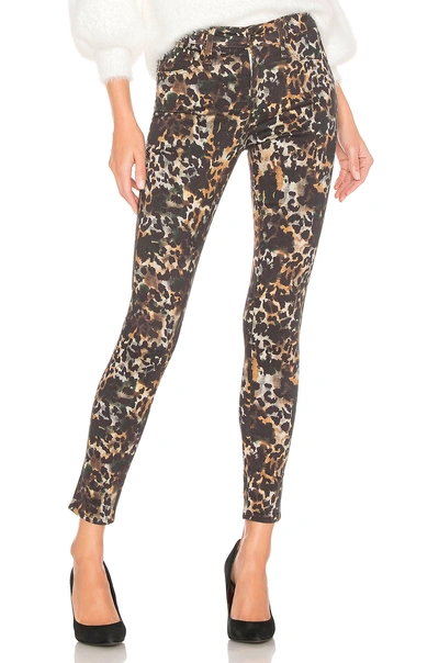 Ag The Farrah High-rise Animal-print Camo Skinny Jeans In Untamed Camo