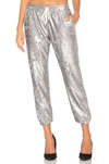 DAVID LERNER SEQUIN LOUNGE JOGGER,DLER-WP186