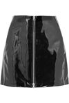 RAG & BONE HEIDI PATENT-LEATHER MINI SKIRT