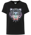 KENZO Tiger Logo cotton T-shirt,P00351344