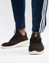 ADIDAS ORIGINALS PW TENNIS HU SNEAKERS IN BLACK - BLACK,AQ1056