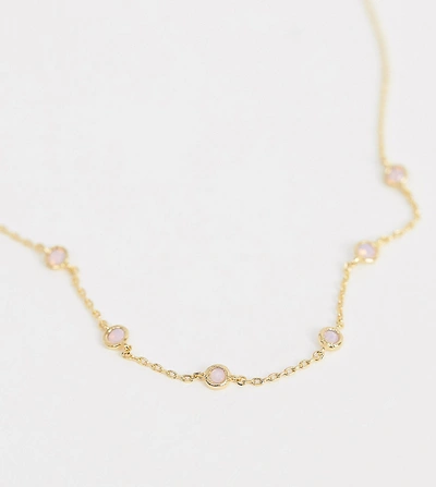 Astrid & Miyu 18k Gold Plated Mystic Opal Choker Necklace