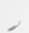 THOMAS SABO STERLING SILVER FEATHER CHARM - SILVER,1559-637-21