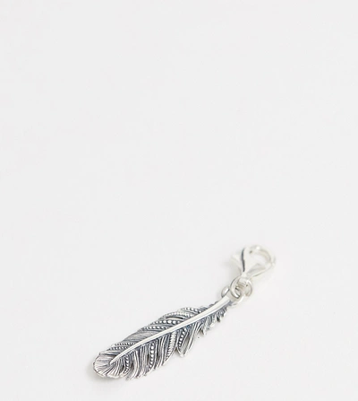 Thomas Sabo Sterling Silver Feather Charm - Silver