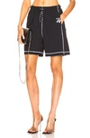 ADIDAS ORIGINALS BY ALEXANDER WANG ADIDAS BY ALEXANDER WANG SHORT IN BLACK