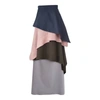 DANEH Waterfall Skirt Gingham Pink & Blue