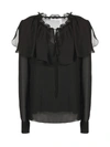 SEE BY CHLOÉ SHEER RUFFLE BLOUSE,10774376