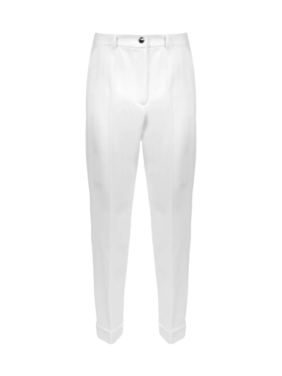 Dolce & Gabbana Cropped Trousers In White