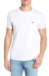 Lacoste Basic Crew Neck Sport Tee In White