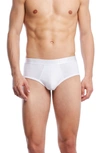 2(x)ist Pima Contour Stretch Briefs In White/ White/ White
