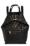 GIVENCHY DUO QUILTED FAUX LEATHER BACKPACK - BLACK,BB506XB0CK