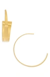 DEAN DAVIDSON BOSSA HOOP EARRINGS,E645-G-OS