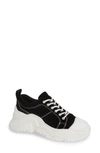 Jeffrey Campbell Remnant Sneaker In Black Suede White | ModeSens