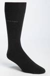 Calvin Klein Giza Cotton Flat Knit Socks In Graphite Heather