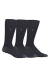 POLO RALPH LAUREN 3-PACK RIBBED SOCKS,8439PK