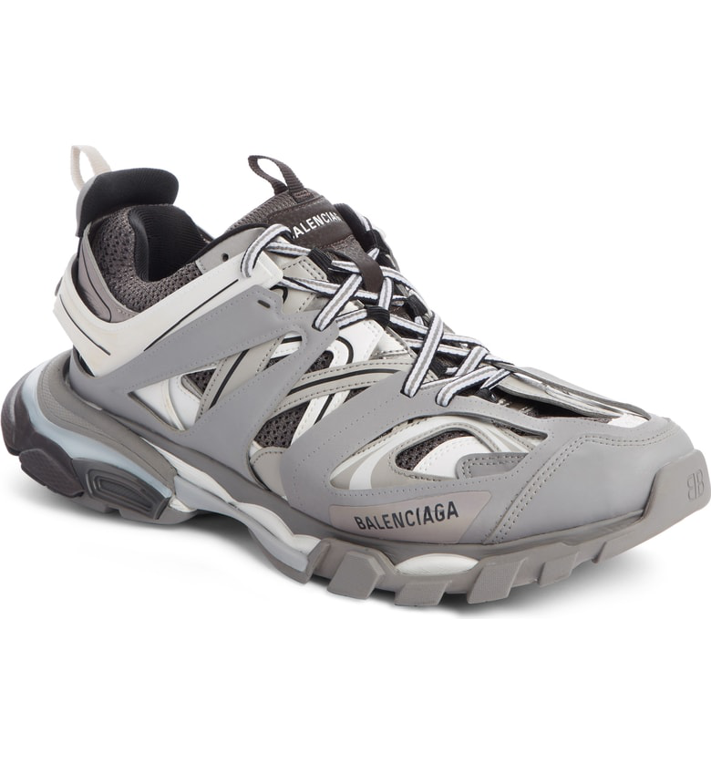 grey balenciaga track sneakers