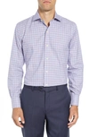 LEDBURY SONDRA TRIM FIT CHECK DRESS SHIRT,1W18N3-022