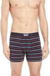 SAXX VIBE STRIPE PERFORMANCE BOXER BRIEFS,SXBM35-ICS