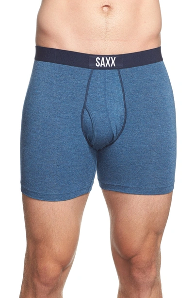 Saxx Vibe Modern Fit Boxer Briefs In Indigo