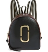 Marc Jacobs Color-block Leather Pack Shot Backpack In Black/red/gold