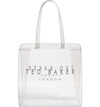 TED BAKER LARGE CLEAR ICON TOTE - WHITE (NORDSTROM EXCLUSIVE),WXB-KLEACON-XC8W