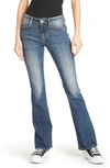 Vigoss Jagger High Waist Bootcut Jeans In Dark Wash