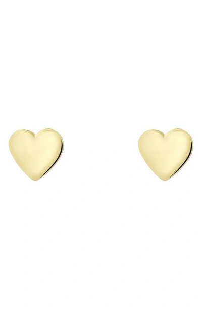 Ted Baker Harly Heart Stud Earrings In Gold