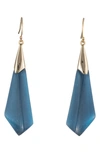 ALEXIS BITTAR ESSENTIALS FACETED DROP EARRINGS,AB00E121020