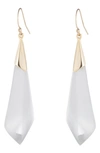 ALEXIS BITTAR ESSENTIALS FACETED DROP EARRINGS,AB00E121020